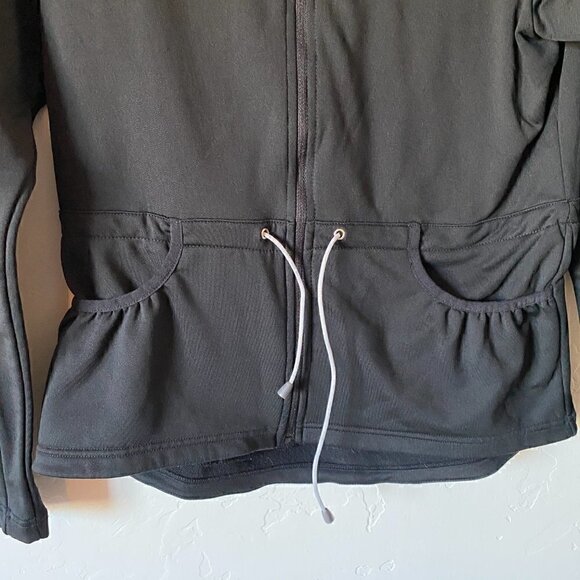 Craft Jacket Womens Medium Black Drawstring Waist Back Pocket Active Jacket - Picture 2 of 7